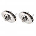 2 Sets Oval Purses Twist Lock 35mm X 20mm Clutches Closures For Diy Bag Making Silver 