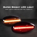 G-plus Side Marker Light Set Compatible With Chevy Silverado 2500hd 3500hd 2001-2014 Fit For Gmc Sierra Led Lamps Smoke Lens