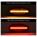 G-plus Side Marker Light Set Compatible With Chevy Silverado 2500hd 3500hd 2001-2014 Fit For Gmc Sierra Led Lamps Smoke Lens