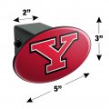 Youngstown State Primary Logo Oval Tow Trailer Hitch Cover Plug Insert