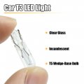 Uxcell 50pcs 12v 2w T5 Yellow Auto Car Panel Light Interior 74 79 85 86 206 207 286 Low Voltage Bulbs Universal Replacement