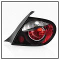 Acanii For 2003-2005 Dodge Neon 4-door Sedan Black Rear Tail Lights Brake Lamps Pair Set Driver Passenger Side