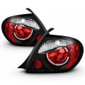 Acanii For 2003-2005 Dodge Neon 4-door Sedan Black Rear Tail Lights Brake Lamps Pair Set Driver Passenger Side