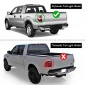 G-plus Led Rear Tail Lights Compatible With 2009-2014 Ford F150 2 4 Door Pickup Dual-row Brake Lamps Chrome Housing Driver