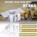 Rexka 20pcs M4 2-1 4mm Bumper Cover Fender Liner U Nut Clips 11609952 For Gm Chevy Hummer Buick Cadillac Saturn Gmc Trucks
