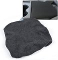 Center Armrest Console Lid Cover For Ford F150 F250 2014-2023 Microfiber Leather Dark Gray 