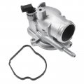 A-premium Engine Coolant Thermostat Housing Assembly With Gasket Compatible Mercedes-benz W211 E320 2005-2006 3 2l