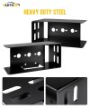 Rectangle Trailer Tail Light Mounting Box Set With License Plate Bracket Heavy Duty Steel S45c 1045 For Trailers Under 80 In
