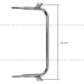Stainless Steel Door Mirror Mounting Bracket Arm With Angles Passenger Side Fit Before 2005 Peterbilt 377 357 359 385 375 379