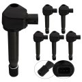 Pack Of 6 3-pins Ignition Coils Compatible 2001-20 For Acura Cl 3 2l V6 2005-2008 Rl 3 5l Automotive Replacement Uf242 A Uf242 