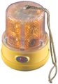 Pslm2-a Led Personal Safety Warning Light Amber Battery Operated Beacon With Magnetic Mount 24 Ultra Bright Leds Photocell 