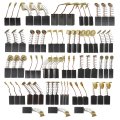 72 Piece Electric Motor Carbon Brushes Set 24 Different Sizes Replacement For Circular Saws Miter Drills And Rotary Hammers 