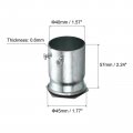 Uxcell Emt Coupling 40mm 1 9 16 Inch Set Screw Conduit Fittings 57mm Length Electrical Pipe Connector 0 9mm Wall Thick 25pack