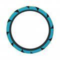 Bahamas Flag Car Steering Wheel Cover Women Men Elastic Stretch Thicken Universal 15 Inch