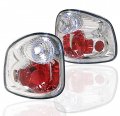 Tail Brake Lights Rear Lamps Chrome For 1997-2003 Ford F-150 Pickup 