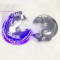 Chrome Motorbike Brake Rotor Covers Led Ring Of Fire For Honda Goldwing Gl1800 2001-2014 F6b 2013-2015 Blue