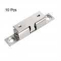 Uxcell 10pcs Cabinet Door Closet Brass Double Ball Catch Tension Latch 60mm Length Silver Tone