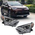 Headlight Assembly Replacement For 2016 2017 2018 Rav4 Left And Right Front Headlights 