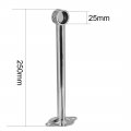 Uxcell Wardrobe Pipe Bracket 26 5mm Dia Type 25 Ceiling Mounting Rail Rod Support Socket 2pcs