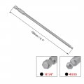 Uxcell H4 4mm Ball End Screwdriver Bits S2 Steel Magnetic 5 1 Inch Long Drill Bit With 4 Hex Shank