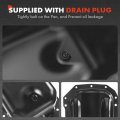 A-premium Engine Oil Pan Sump With Drain Plug Compatible Dodge Ram 2500 1997-2003 3500 1994-2003 V10 8 0l