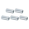 5 Pcs Galvanized Steel Spacer 1 2 Bore X 3 4 Od 1-3 Length Unthreaded Standoff Bushing Plain Finish Round Metal Fits M12 Screws 