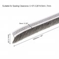 Uxcell Brush Weather Stripping Adhesive Felt Door Seal Strip Weatherstrip Sweep For Window 197inch L X 0 35 Inch W 5000mm 9mm