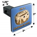I M A Cinnamon Roll Kawaii Tow Trailer Hitch Cover Plug Insert