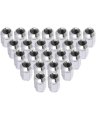 24pcs 1 2 In 20 Close End Lug Nuts For Dodge Dakota 1991 2004 Durango 1998 2003 Viper 1992 2010 Chrome Alloy Steel Wheel 3 4 