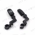 Front Rider 1 Flame Foot Pegs Clamps For Roadstar Kawasaki Vulcan Black B06xdldtty 