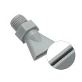 6 Pcs Bspt1 2 Male Duckbill Wind Nozzle Flat Air Orifice Abs Jet With A Ptfe Tape For Compressed Machine Accessories Grey 