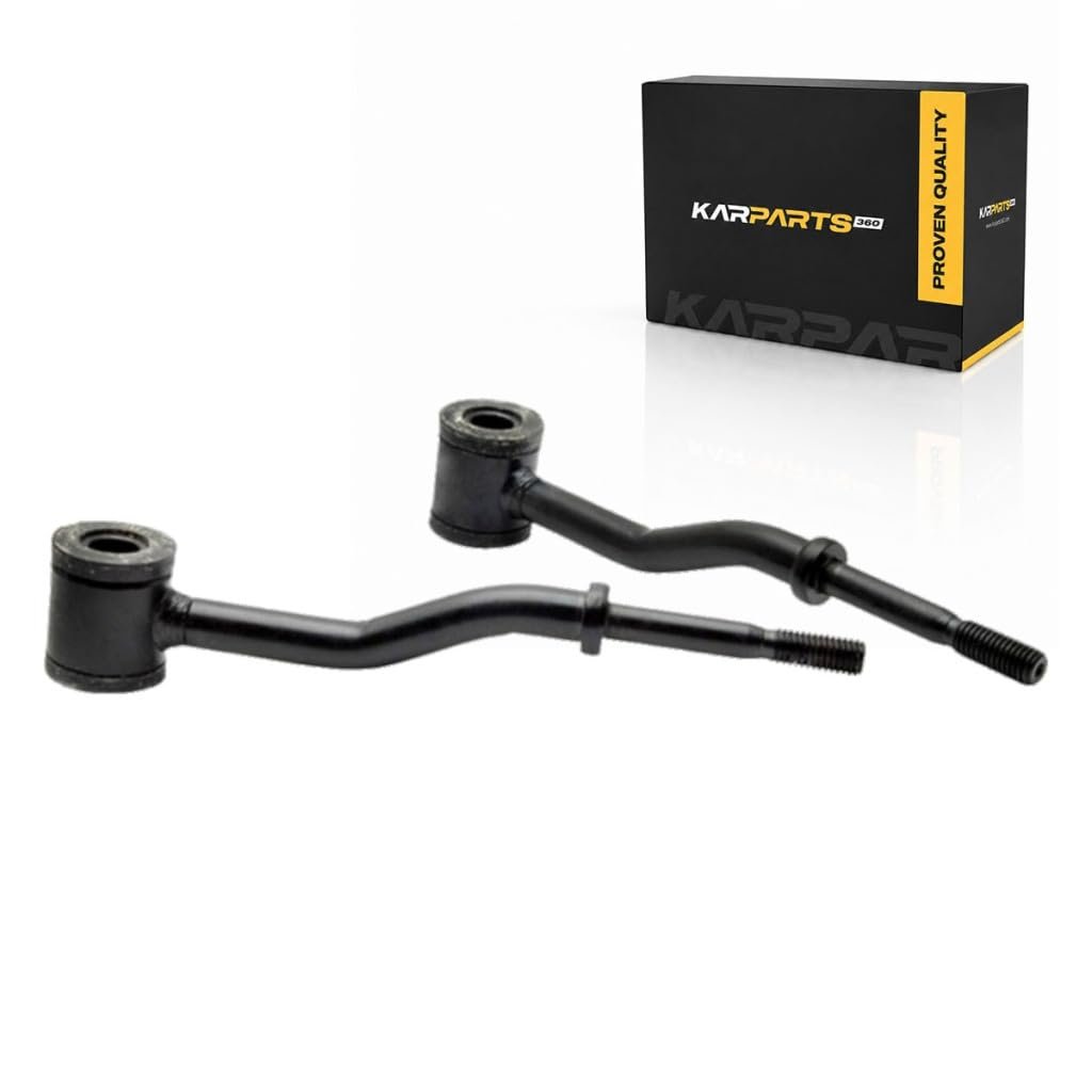 Front Stabilizer Bar Link Set For Jeep Cherokee 1991 2001 Rubber Black Bushings 209 3 Mm Length Hardware Included Replaces