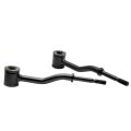 Front Stabilizer Bar Link Set For Jeep Cherokee 1991 2001 Rubber Black Bushings 209 3 Mm Length Hardware Included Replaces 
