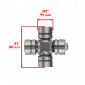 Caltric U-joint Kit Compatible With Suzuki Lt-f250 Lt-4wd Axle Outer Rear 64710-19b10
