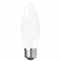 Ge Led Light Bulbs 40 Watt Soft White Frosted Decorative Medium Base 2 Pack 
