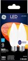 Ge Led Light Bulbs 40 Watt Soft White Frosted Decorative Medium Base 2 Pack