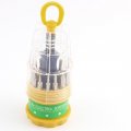 Aexit 16 In Power Fastening Tool Parts Accessories 1 Blue Plastic Handle Hex Torx Slotted Tri-wing Screwdrivers Screwdriver Bit