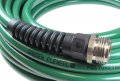 Garden Flexeel 50-foot 3 8 Slender-profile Polyurethane Hose With 4 Brass Fittings Green 