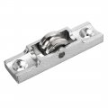 Uxcella 15 8mm Dia Bearing Steel Electroplating Single Wheel Sliding Door Window Pulley