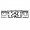 Uxcella 15 8mm Dia Bearing Steel Electroplating Single Wheel Sliding Door Window Pulley