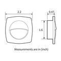 Dream Lighting Led 12volt Dc Recessed Courtesy For Marine Boat Ship Cabin Deck Rv Trailer Stair Step Lights Exterior Yard