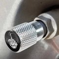 Tricktoppers Polhed Silver Billet Knurled Aluminum Tire Wheel Valve Stem Dust Caps For Cars Trucks Trailers Suv S Rv S