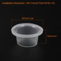 Uxcell Faucet Leak-proof Sealing Gasket 30pcs Silicone Raw Material Belt Hose Washer Plug For Triangle Valve Blue White