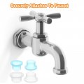 Uxcell Faucet Leak-proof Sealing Gasket 30pcs Silicone Raw Material Belt Hose Washer Plug For Triangle Valve Blue White
