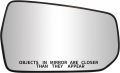 Passenger Side Mirror Replacement Glass With Plastic Backing Plate Heated Defrost Compatible 2016-2022 Chevy Malibu