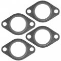 Caltric 4 Muffler Exhaust Pipe Gasket Seal Compatible With Kawasaki Mule Trans 4000 Kaf620 2009-2022