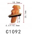 Autobahn88 Fender Molding Clip With Sealer Compatible Toyota Oem 7539460030 Pack Of 20