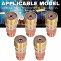 5pcs 3 32in Gas Lens Collet Body Metal Welding Connector Set For Tig Wp 17 18 26 Replacement Parts 
