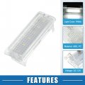 A Absopro Interior Trunk Light Courtesy Footwell Boot Lamp For Land Rover Range P38 1994-2002 Discovery 1989-2004 Abs Pc White