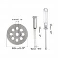 Uxcell 20pcs 22mm 8 Holes Diamond Coated Rotary Cut Off Grinding Wheel Discs W 4pcs Mandrel And Screwdriver